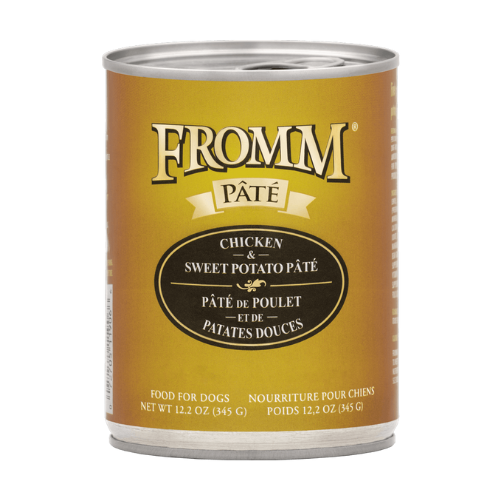 Fromm Pate Dog Grain-Free Chicken & Sweet Potato 12.2oz can