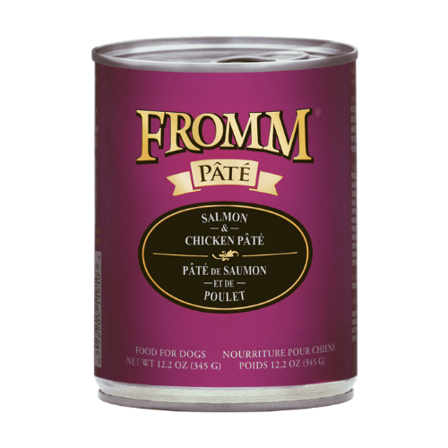 Fromm Pate Dog Grain-Free Salmon & Chicken 12.2oz can