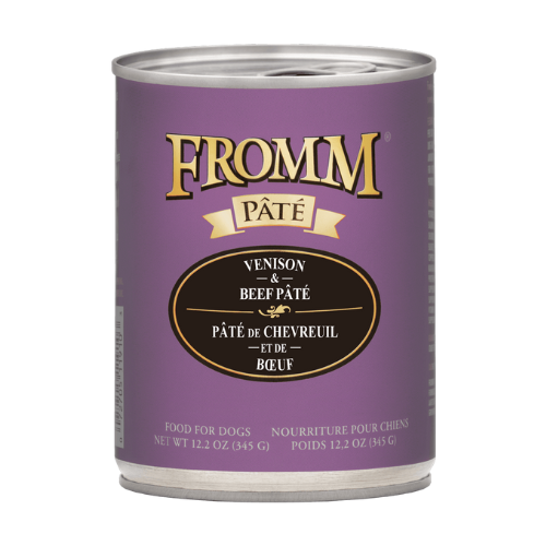 Fromm Dog Pate Venison & Beef 12.2oz can