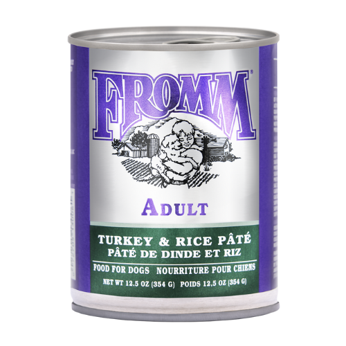 Fromm Classic Dog Food Turkey & Rice Pate Can 12.5oz