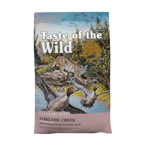 Taste of the Wild Cat Grain Free Lowland Creek Quail & Duck 14#