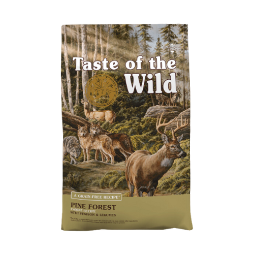 Taste of the Wild Dog Grain Free Pine Forest Venison & Legume 5#