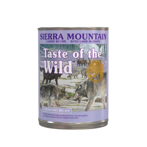 Taste of the Wild Dog Grain Free Sierra Mountain Roasted Lamb 13.2oz can