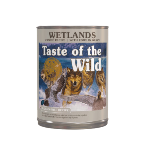 Taste of the Wild Dog Grain Free Wetlands Roasted Duck 13.2oz can