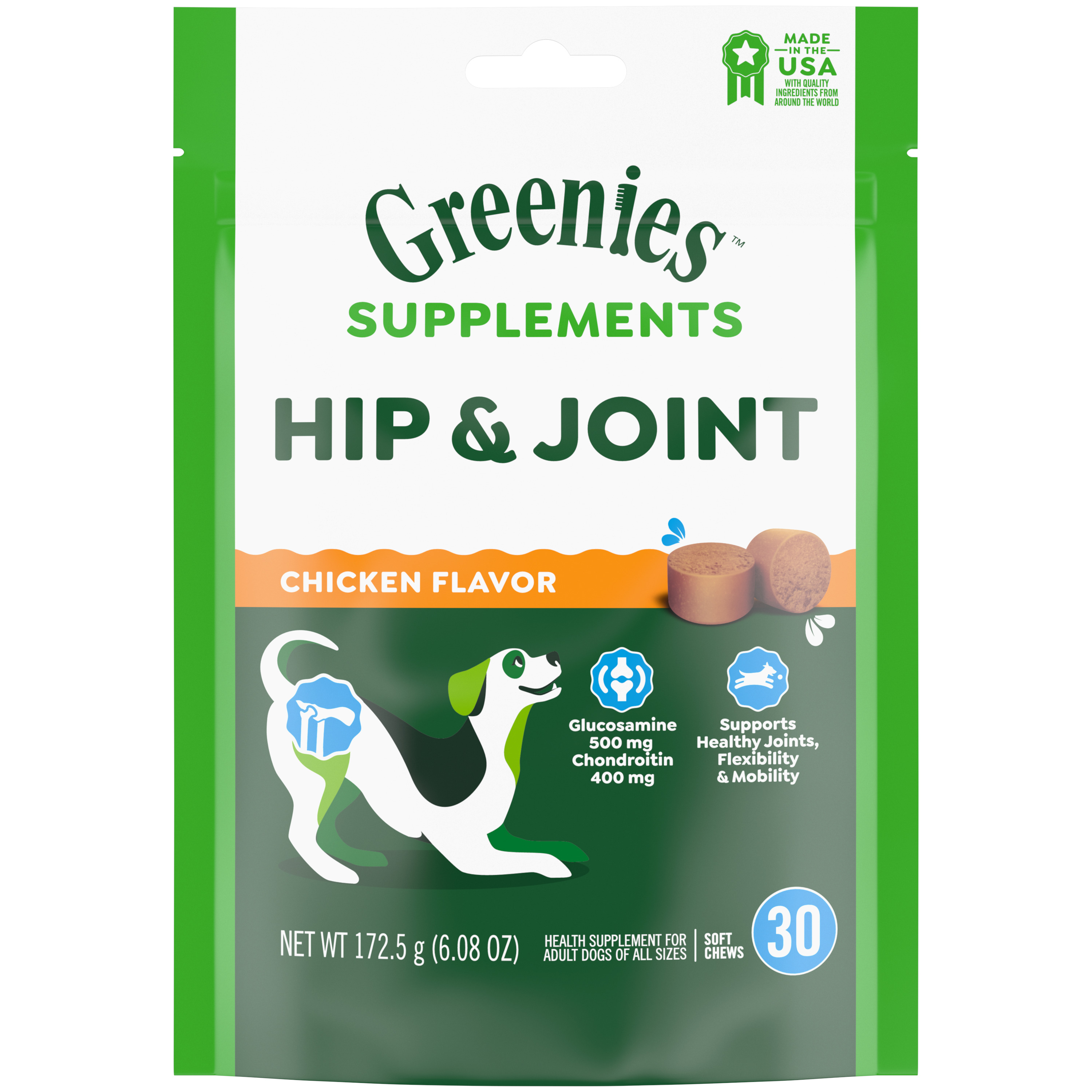 Greenies Dog Hip & Joint Supplement 30ct