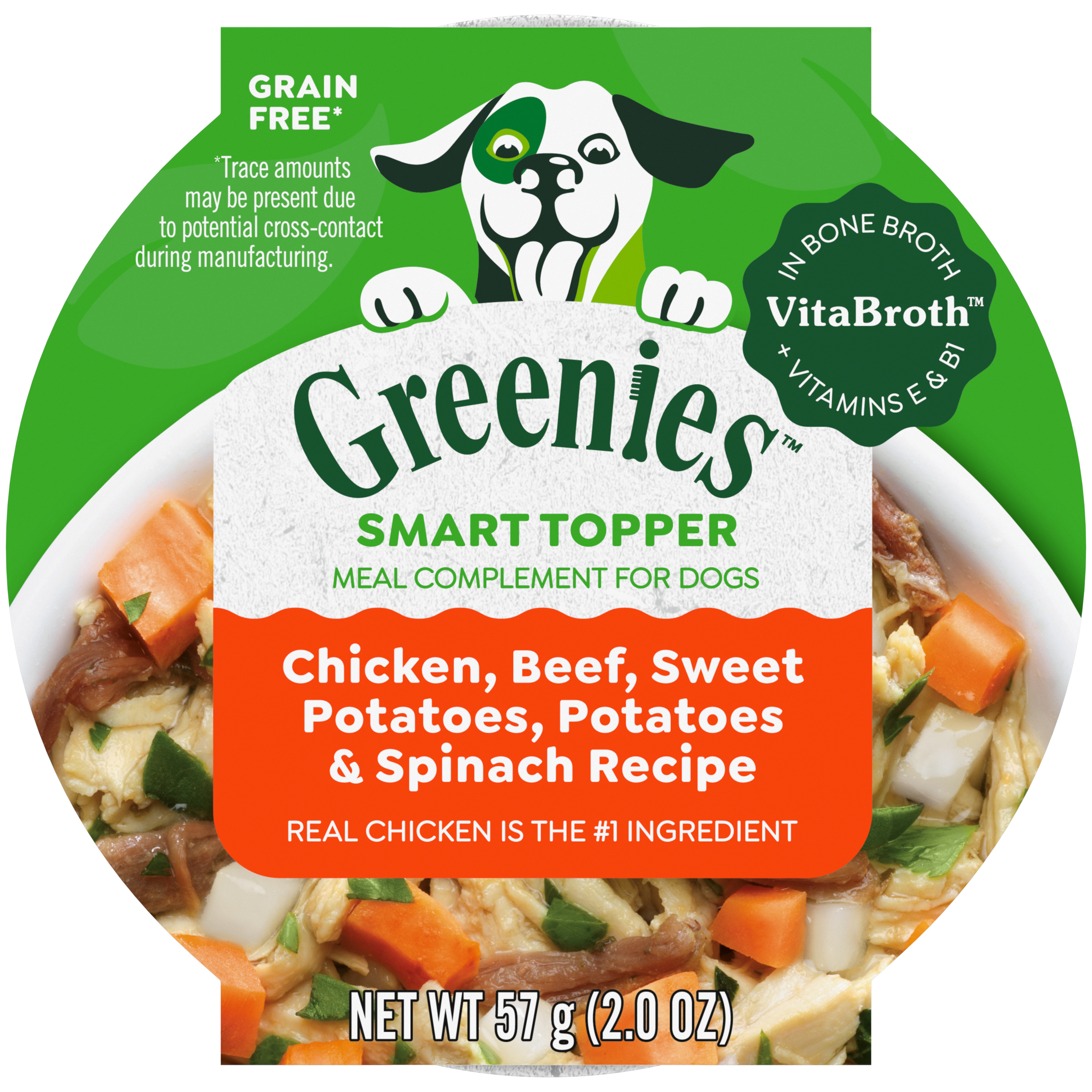 Greenies Dog Food Smart Topper Chicken, Beef, Sweet Potatoes, Potatoes &