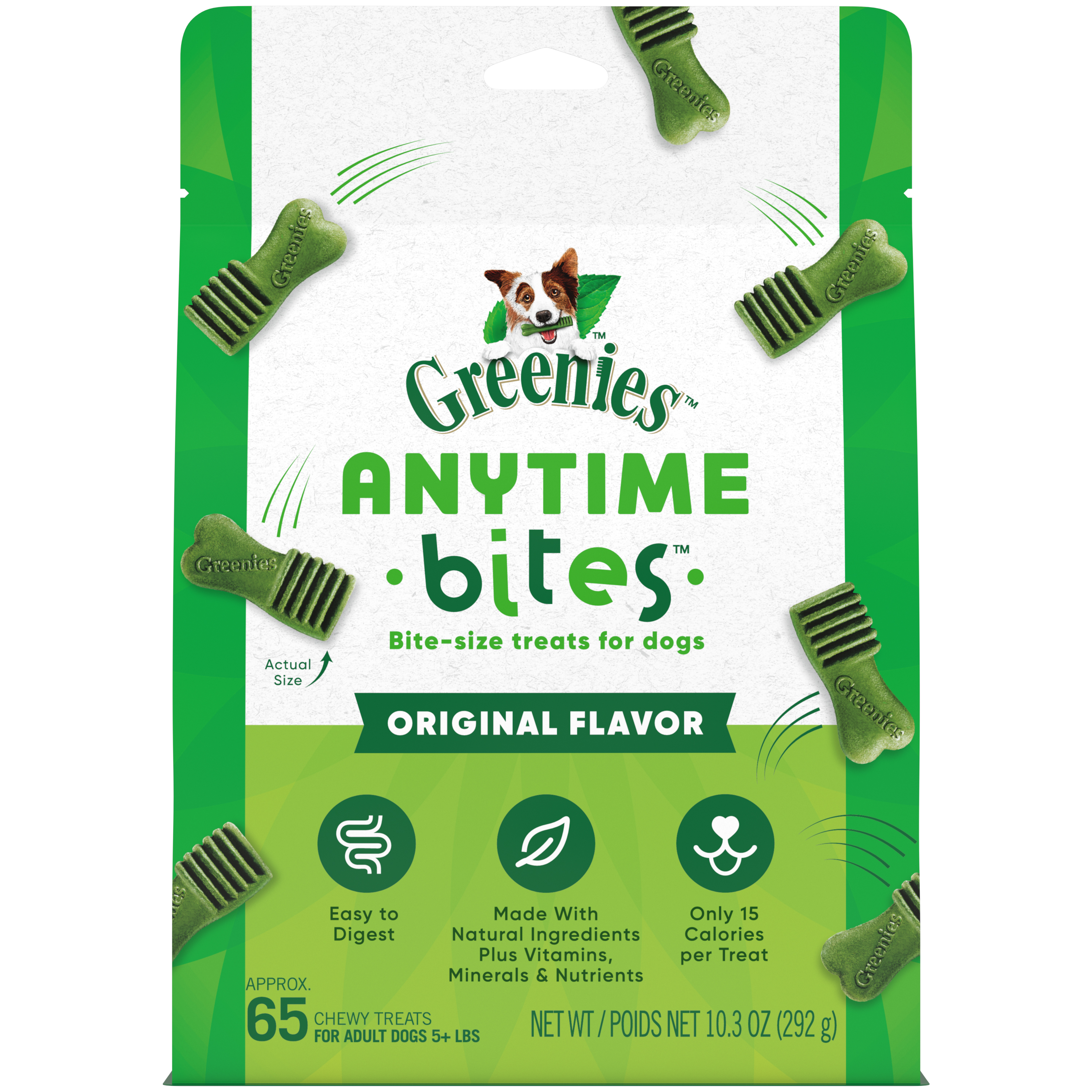 Greenies Dog Treat Anytime Bites Original 10.3oz