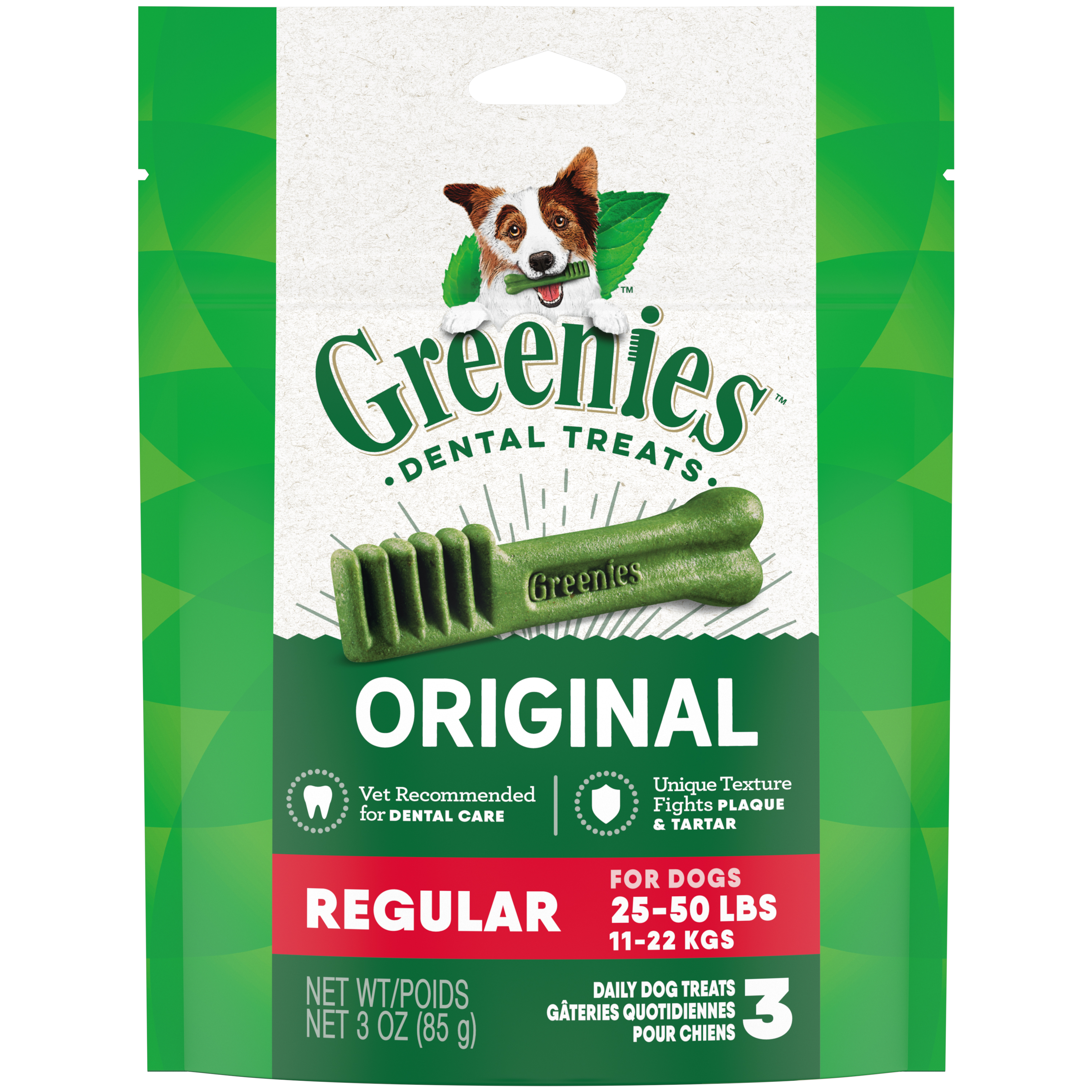 Greenies Dental Dog Treats Entry Pack Regular 3oz