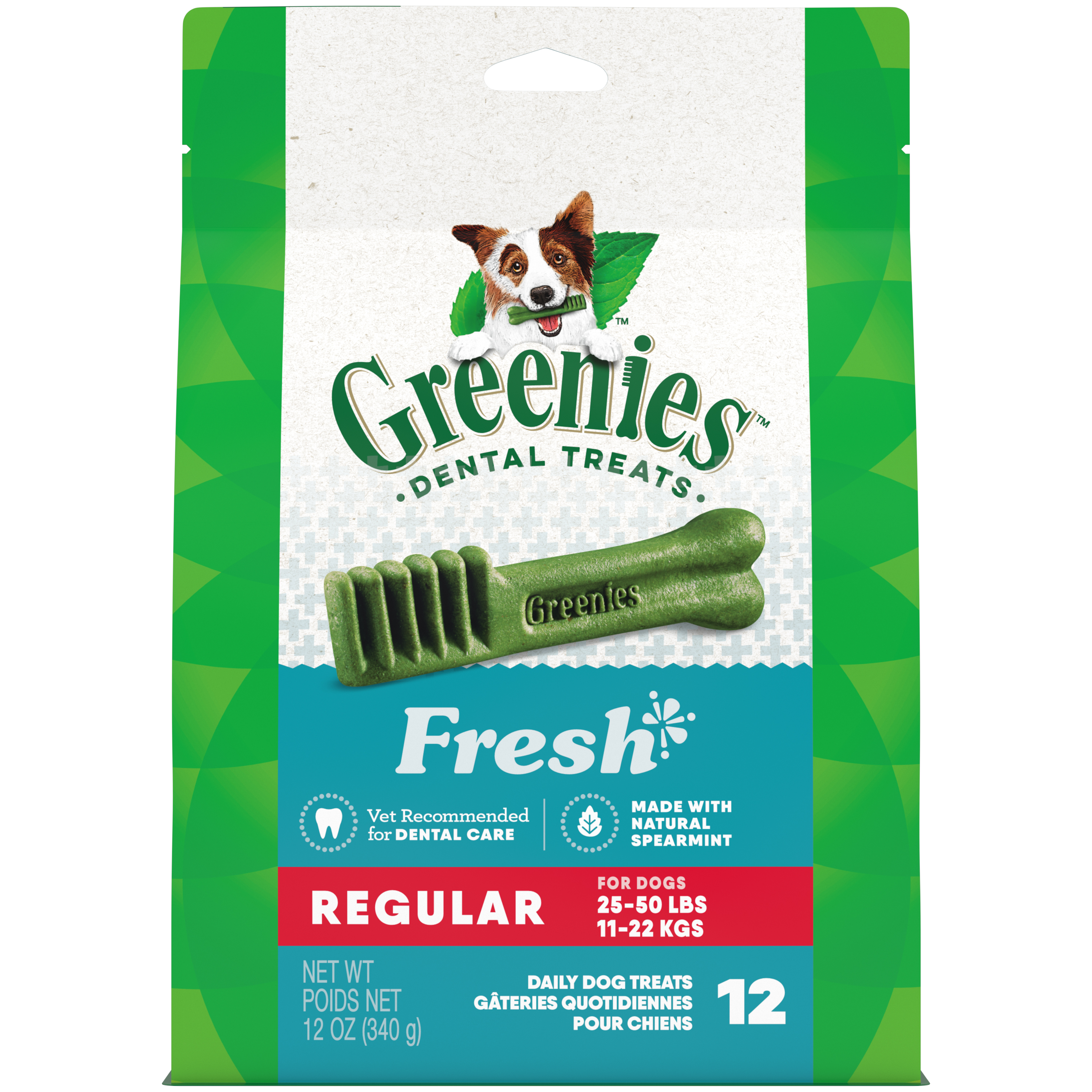 GREENIES MINT TREAT PK RG 12OZ