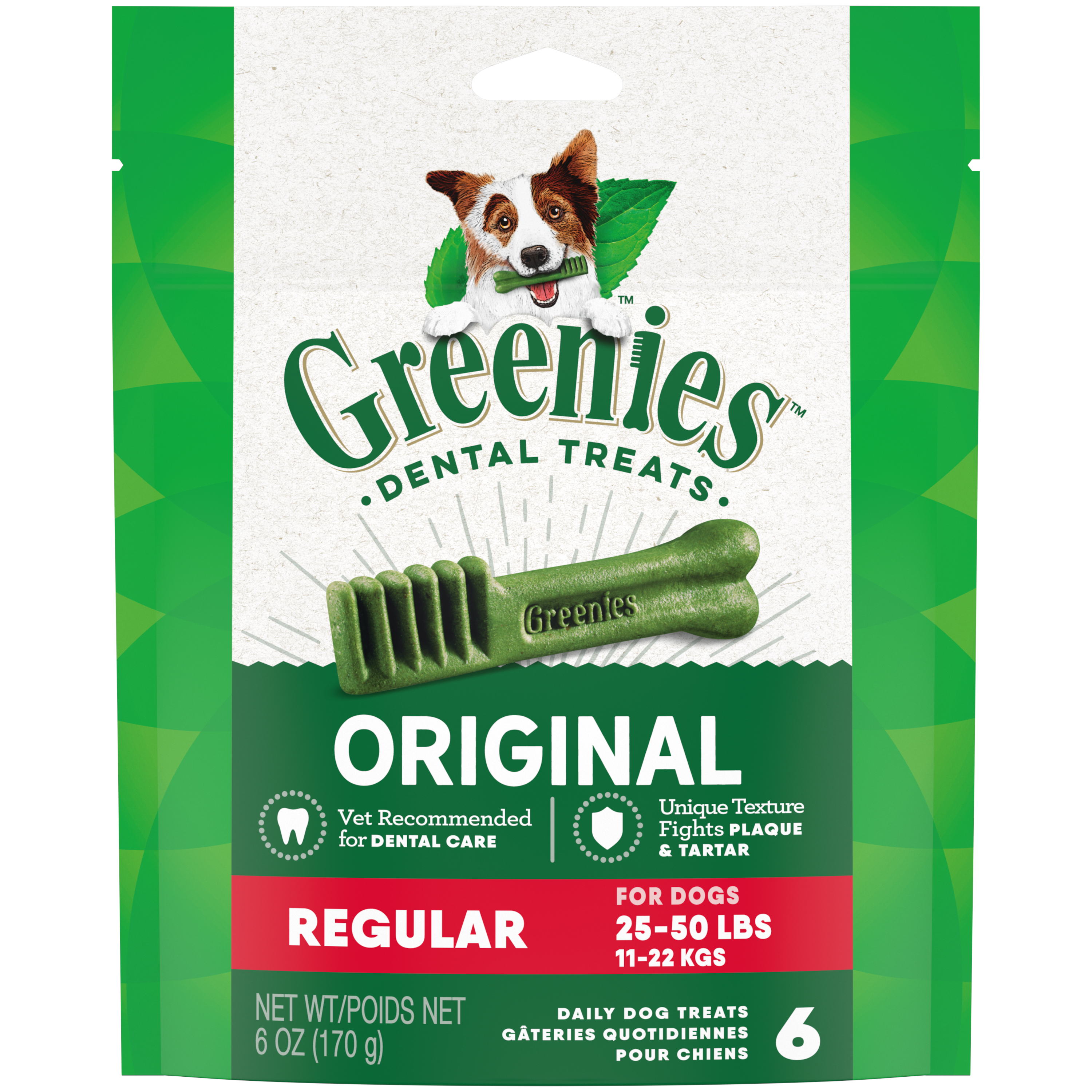 GREENIES MINI PAK REGULAR 6OZ