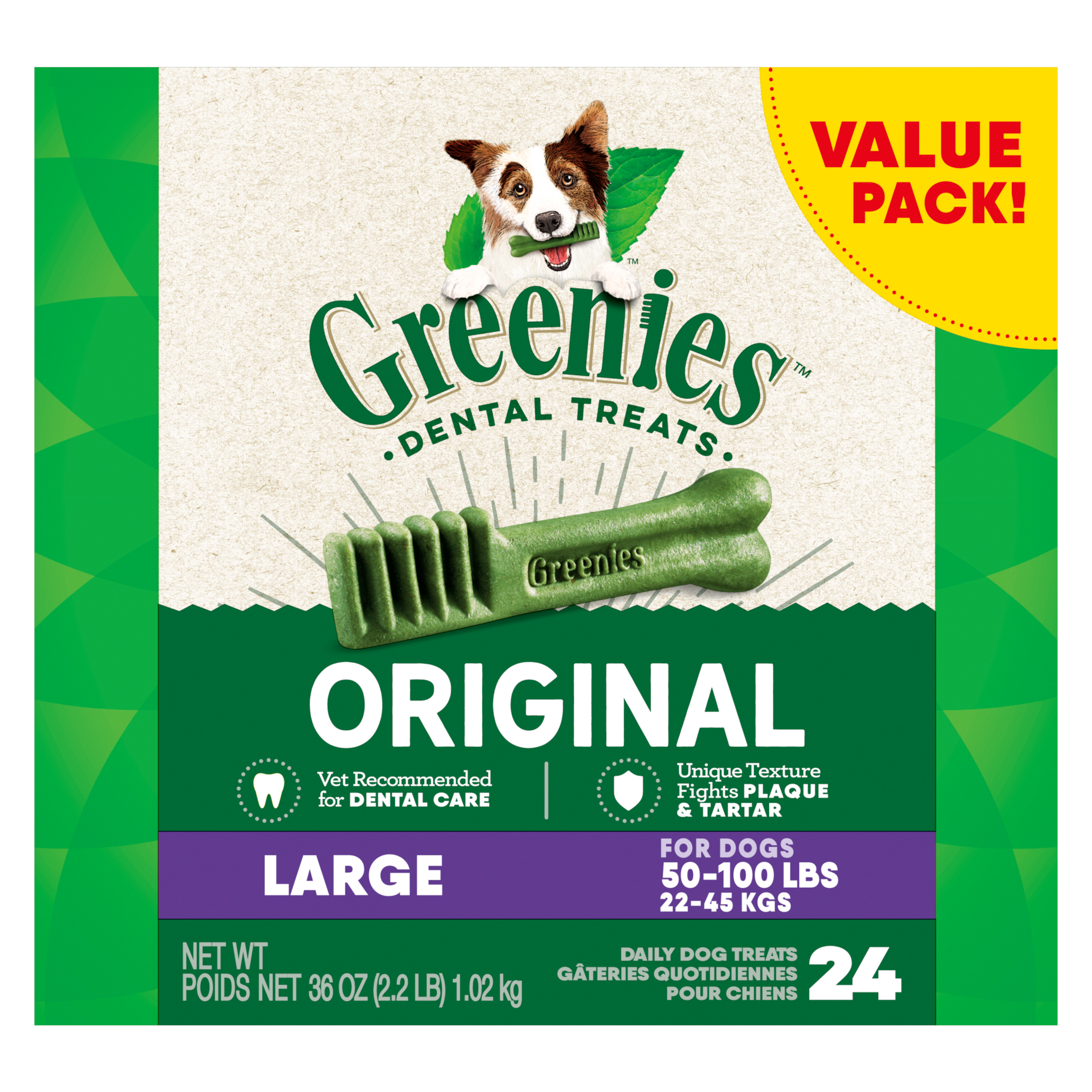 Greenies Dental Dog Treats Large 36oz