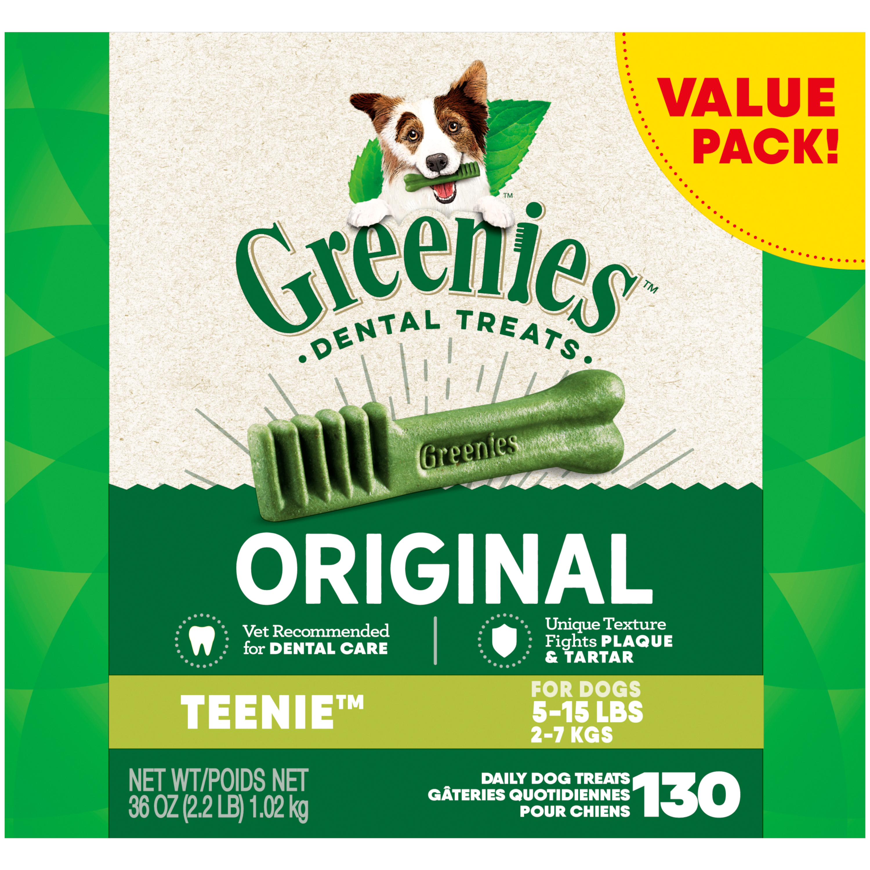 Greenies Dental Dog Treats Teenie 36oz