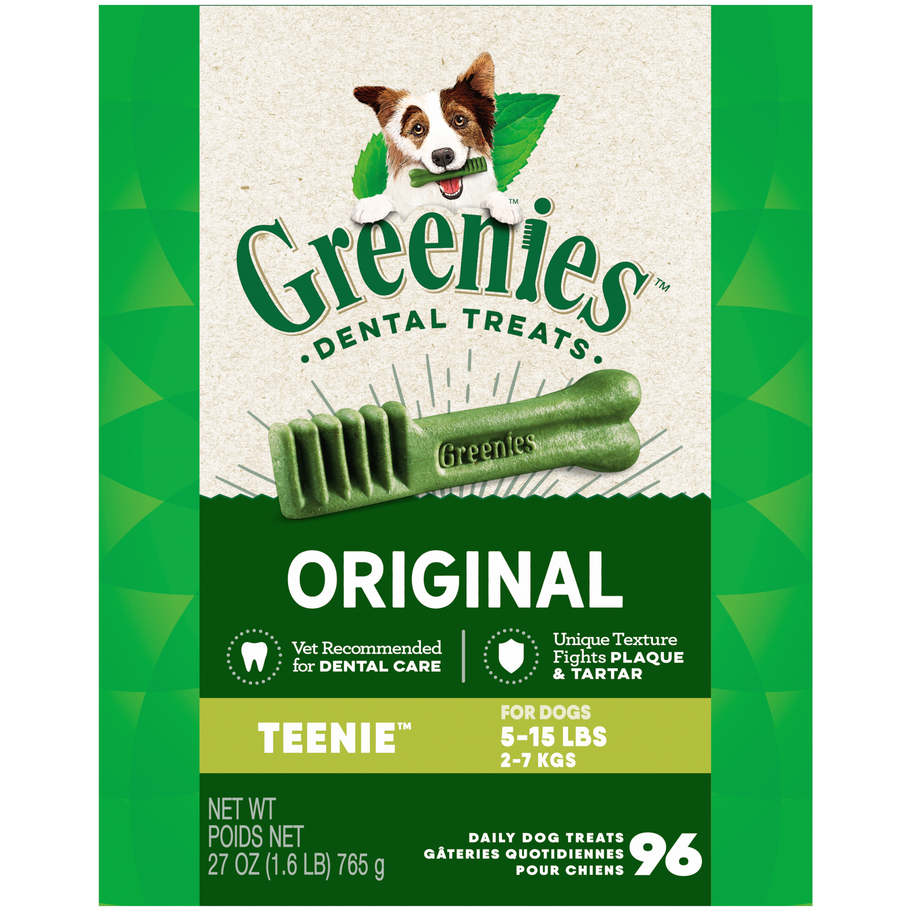 Greenies Dental Dog Treats Teenie 27oz Tub