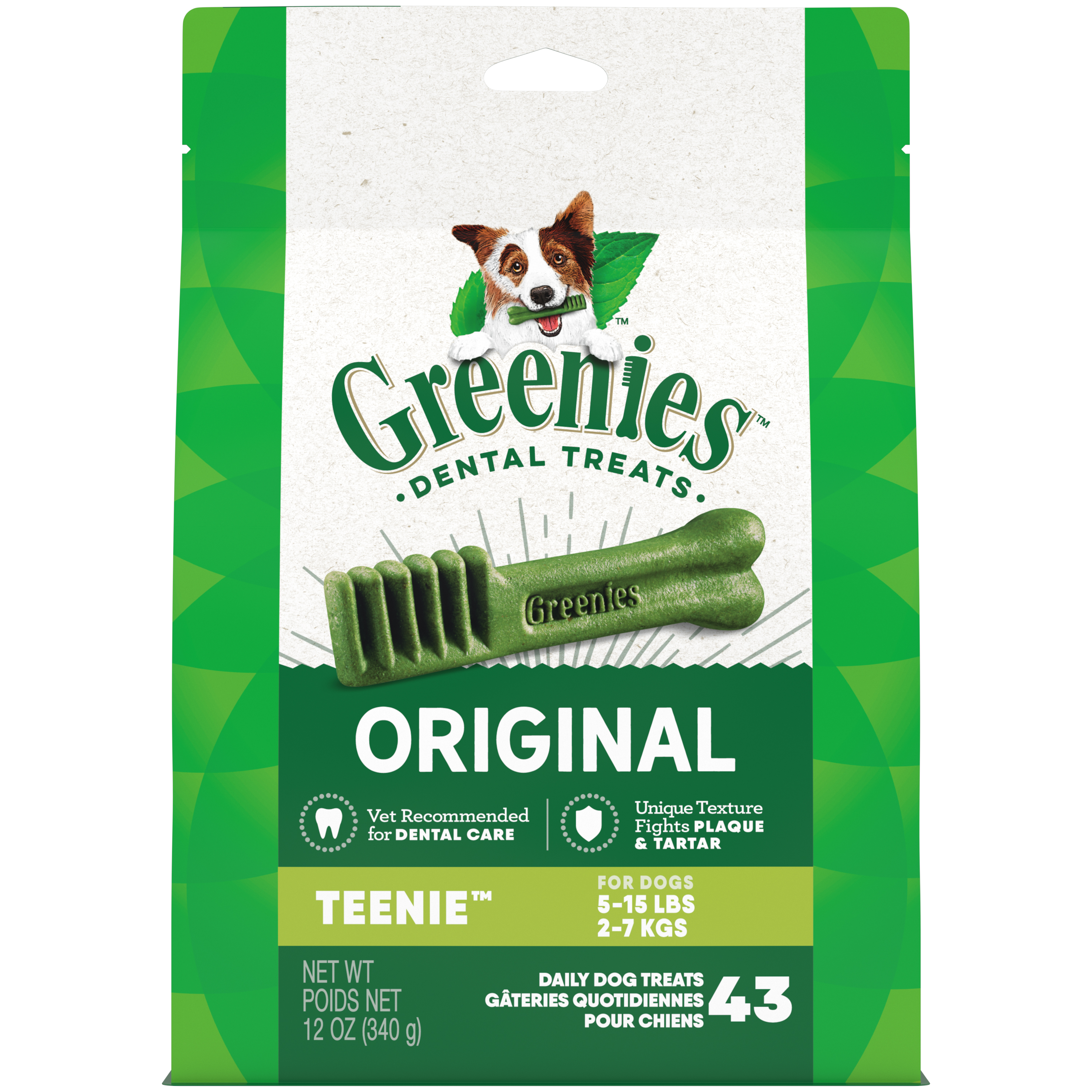 Greenies Dental Dog Treats Pack Teenie12oz