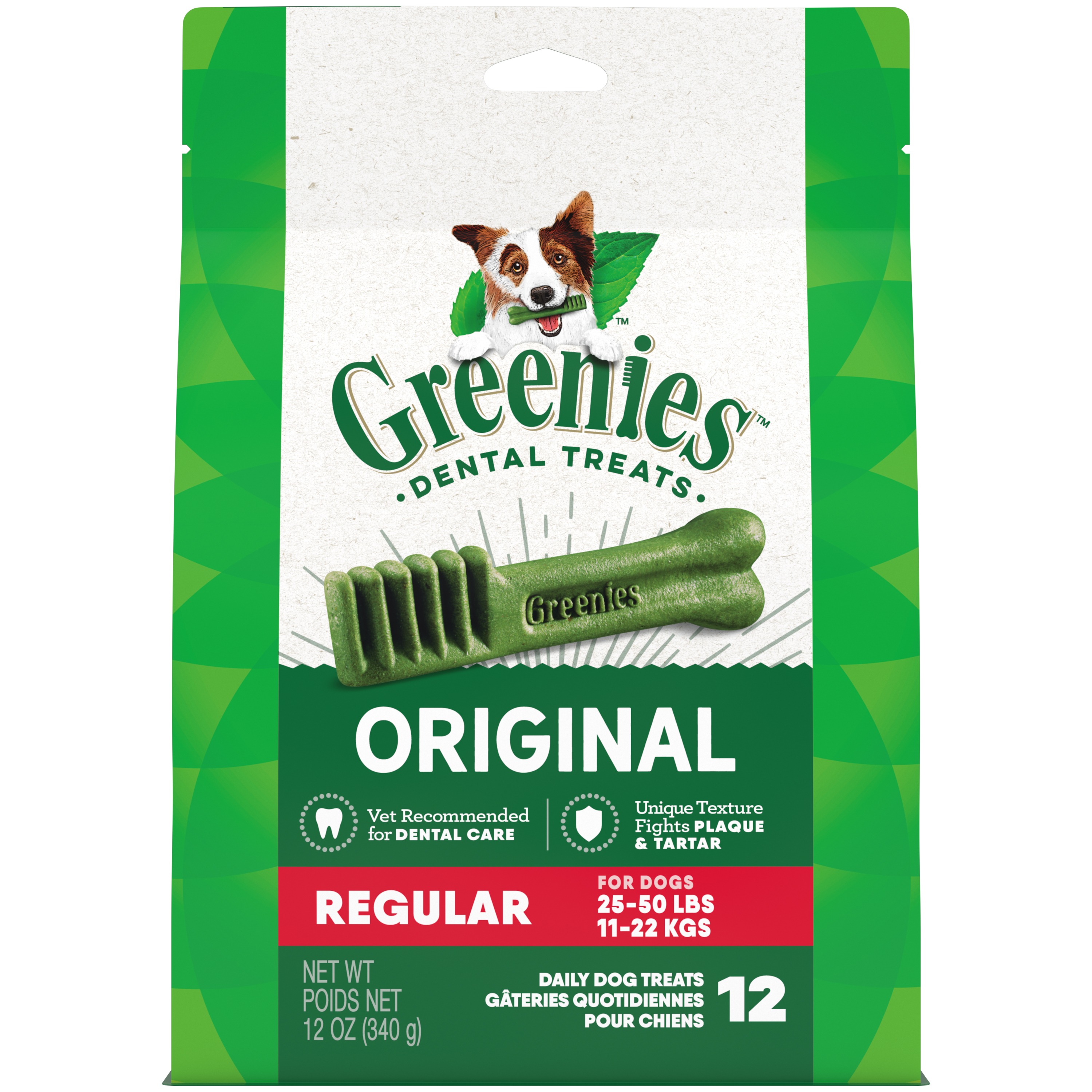 Greenies Dental Dog Treats Pack Regular 18oz