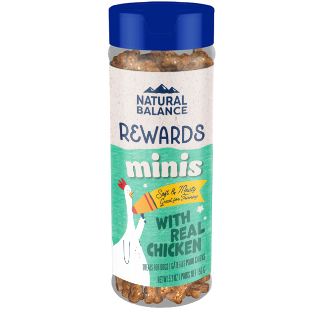 Natural Balance Dog Treats Limited Ingredient Mini Rewards Chicken 5.3oz