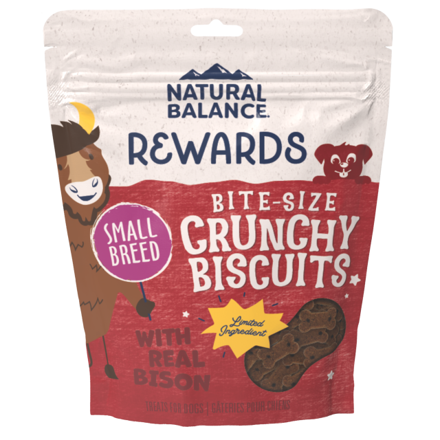 Natural Balance Small Dog Treats Limited Ingredient SwPotato & Bison 8oz