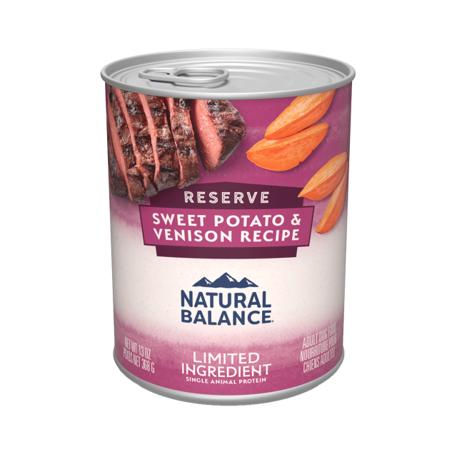 Natural Balance Dog Limited Ingredient Diet SwPotato & Venison 13oz Can