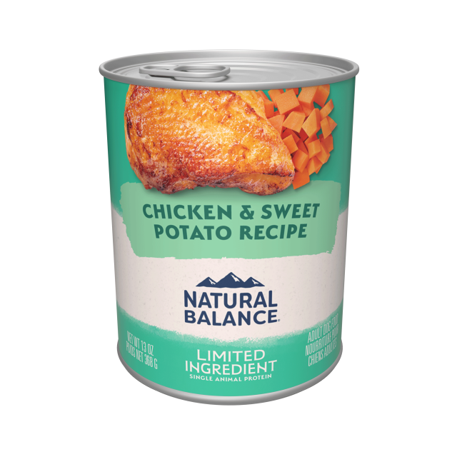 Natural Balance Dog Limited Ingredient Diet SwPotato & Chicken 13oz Can