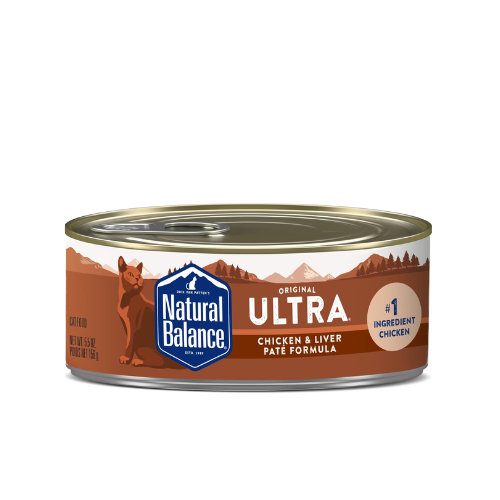 Natural Balance Cat Chicken & Liver Pate 5.5oz Can