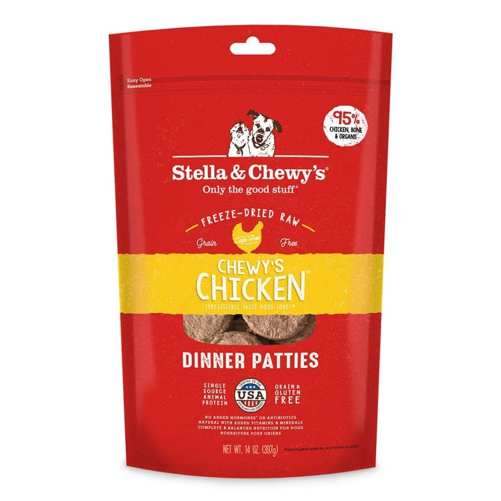 Stella & Chewy's Dog Freeze Dried Raw Dinner Patties Chicken 5.5oz