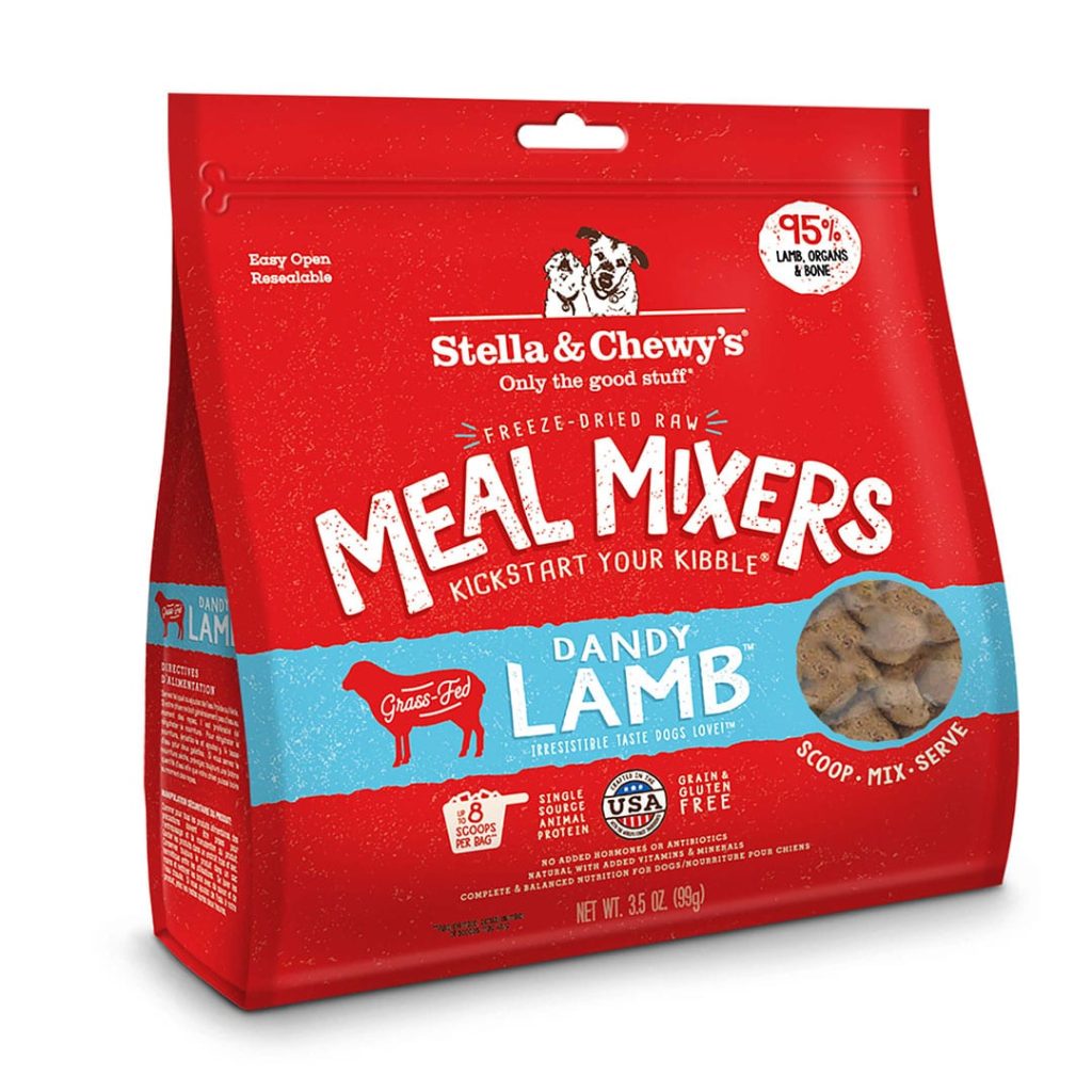 Stella & Chewy's Dog Lamb Freeze Dried Raw Meal Mixers 18oz