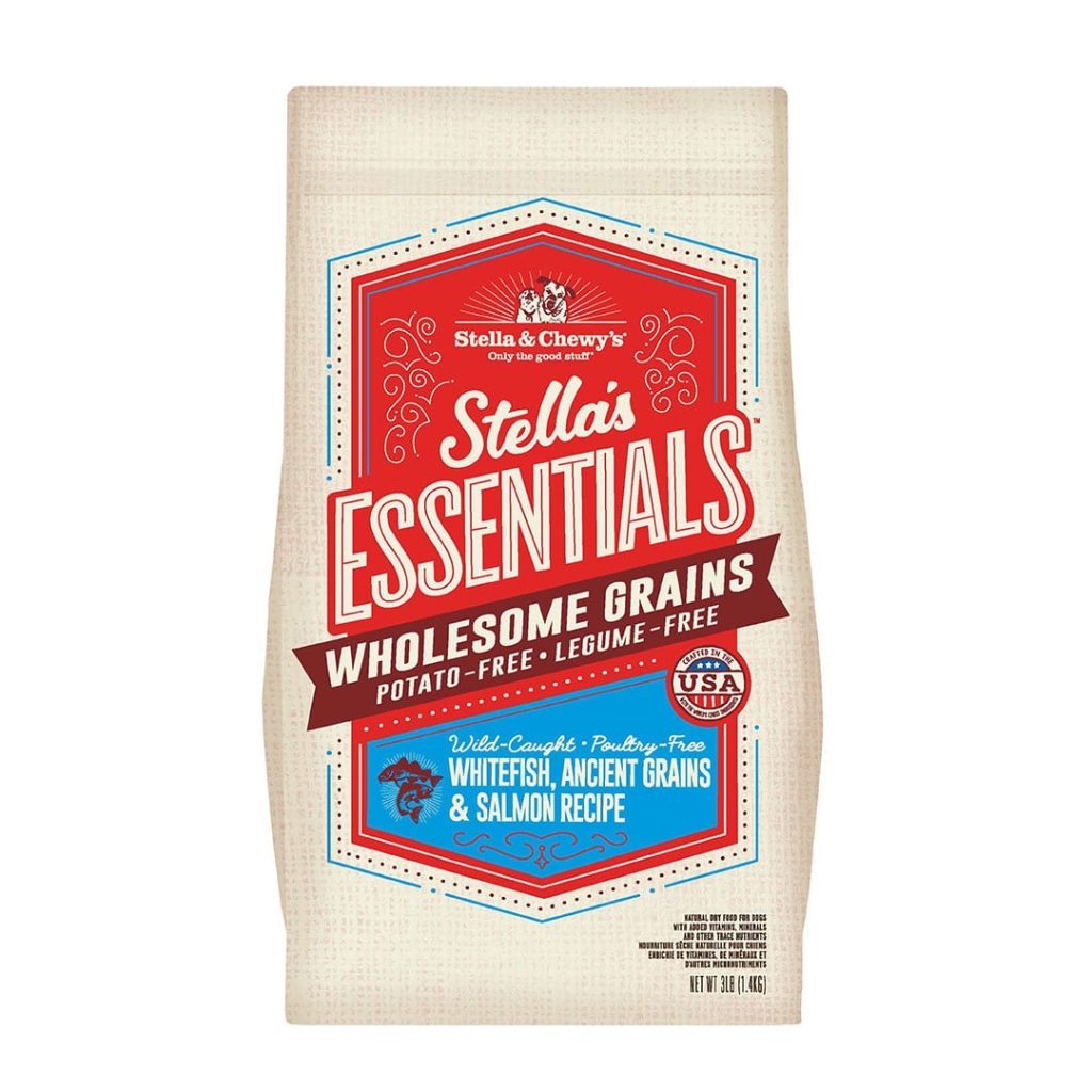 Stella & Chewy's Essentials Dog Whitefish Salmon & Grains 25#