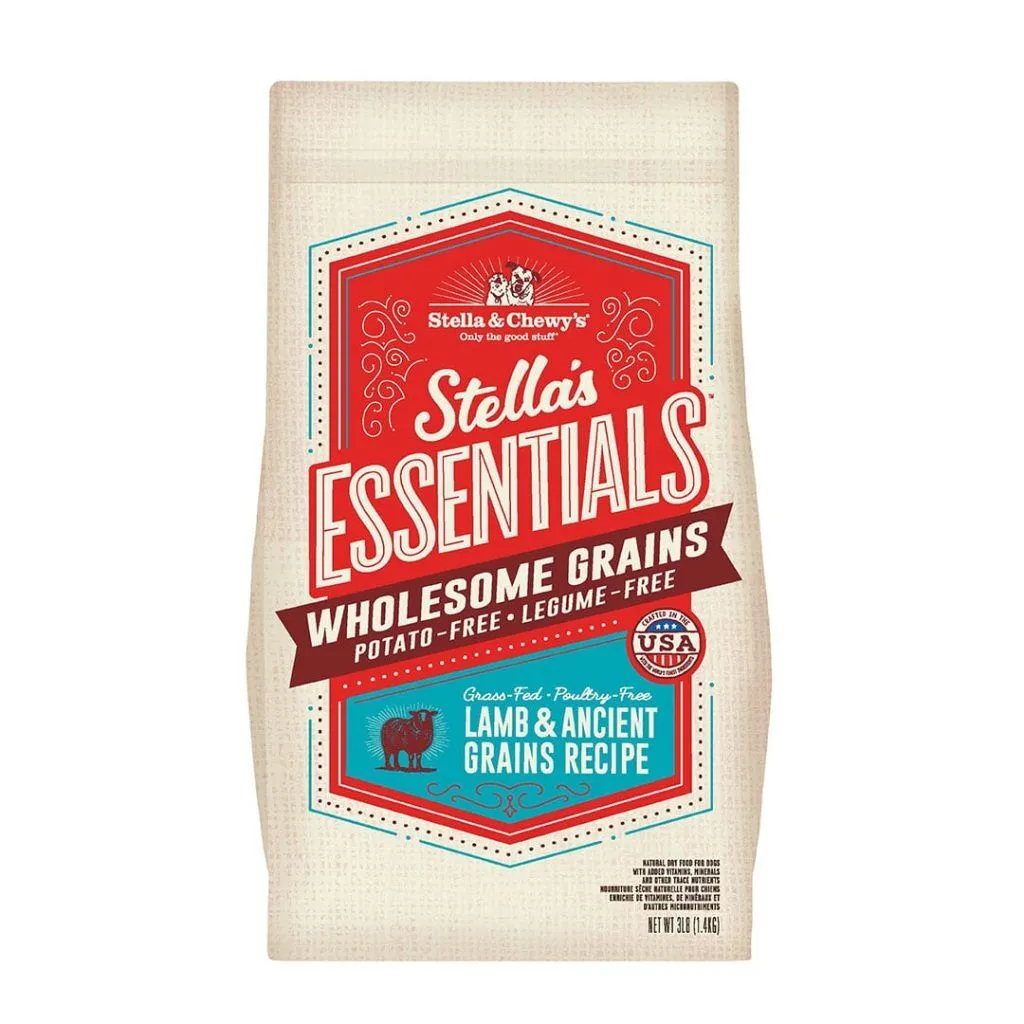 Stella & Chewy's Essentials Dog Wholesome Grains Lamb Recipe 25#