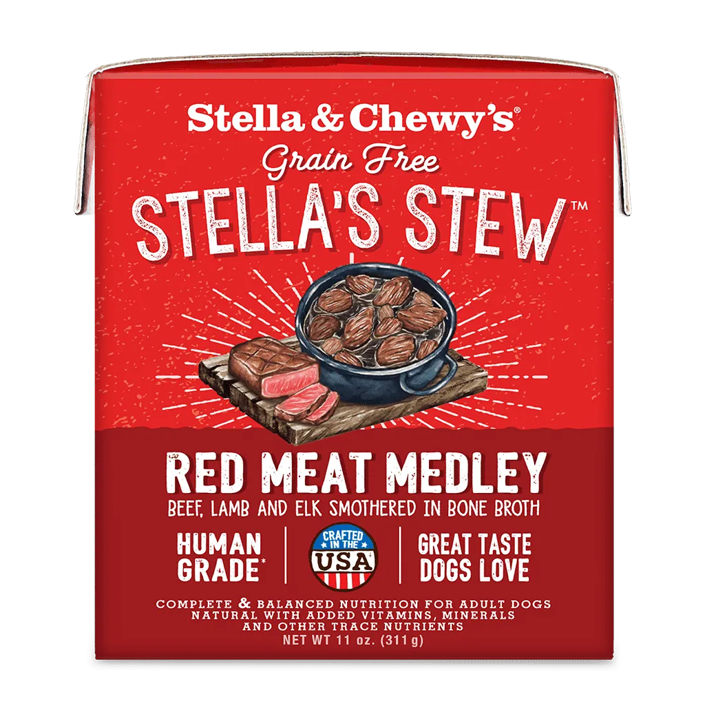 Stella & Chewy's Dog Grain Free Red Meat Medley Stew 11oz