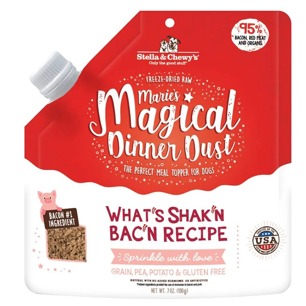 Stella & Chewy's Dog Marie's Magical Dinner Dust Freeze Dried Raw Bacon 7oz
