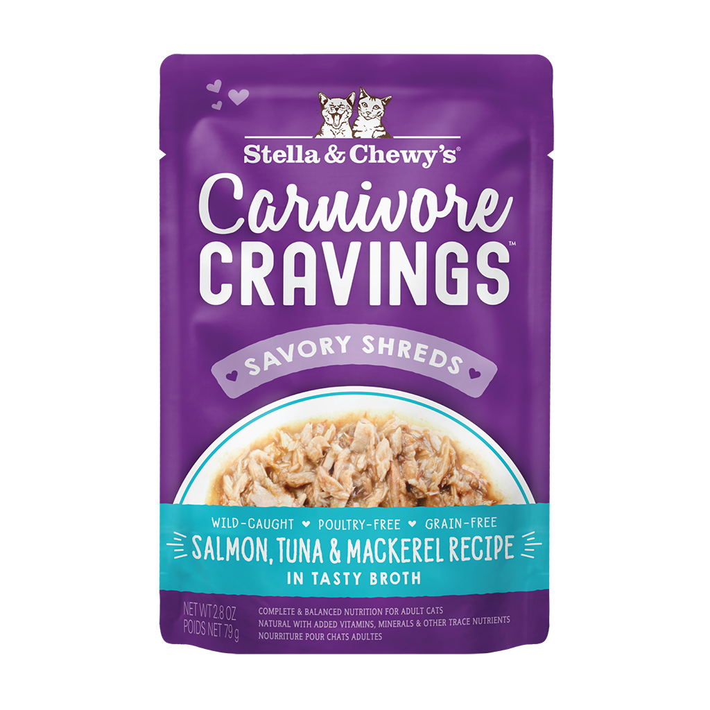 Stella & Chewy's Carnivore Cravings Cat Salmon Tuna Mackerel 2.8oz