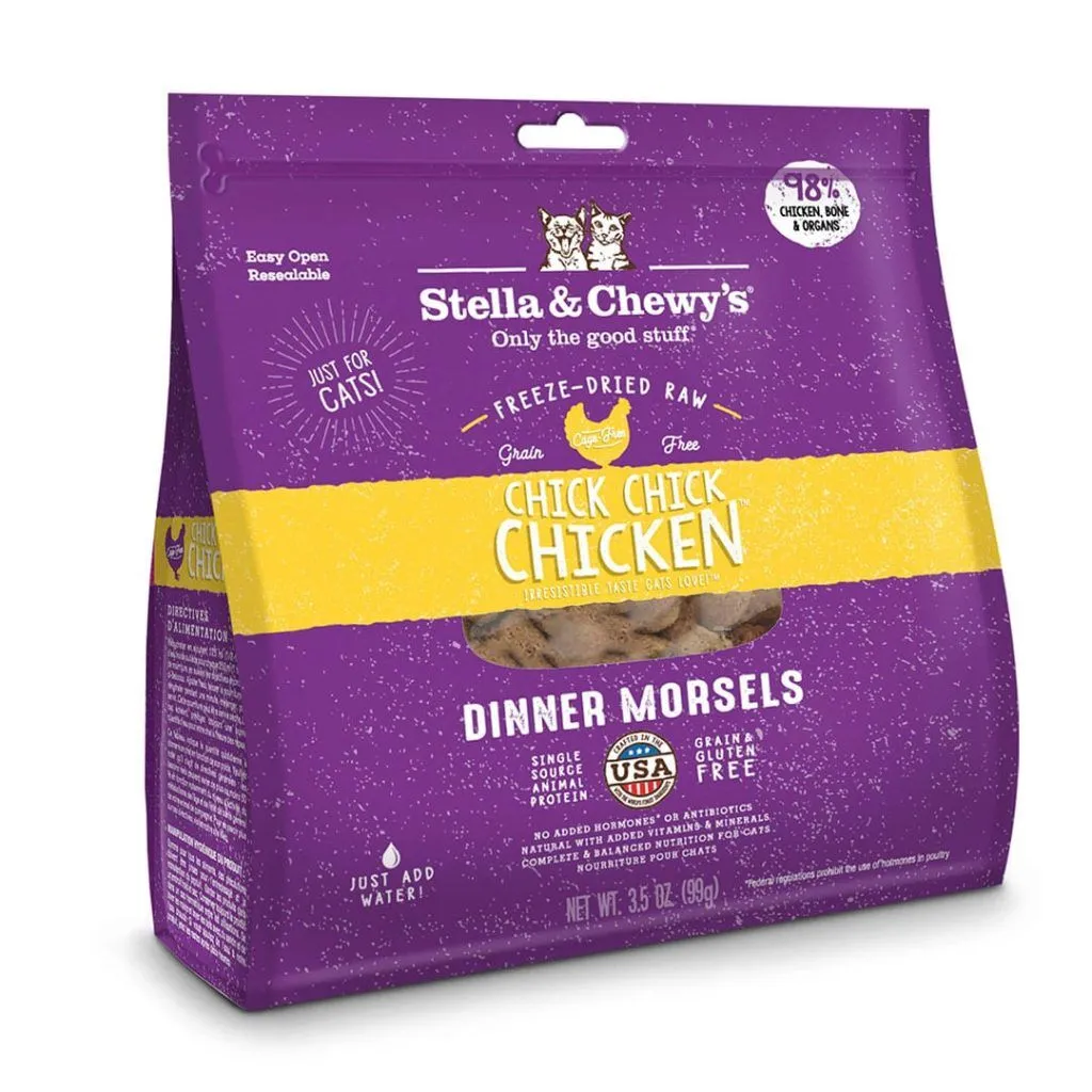 Stella & Chewy's Cat Chicken Freeze Dried Raw Dinner Morsels 8oz