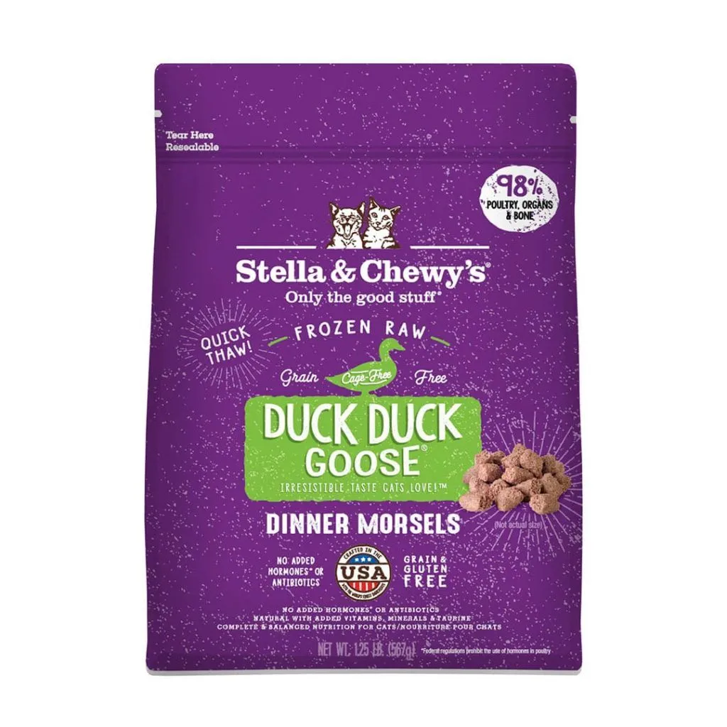 Stella & Chewy's Cat Frozen Raw Duck Morsels 1.25#