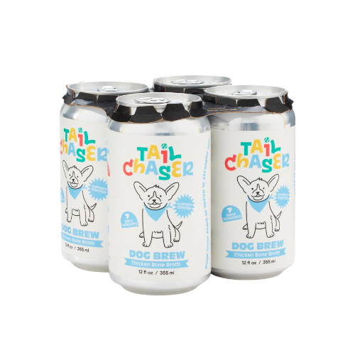 Tail Chaser Dog Brew Chicken Bone Broth Single Can 12oz