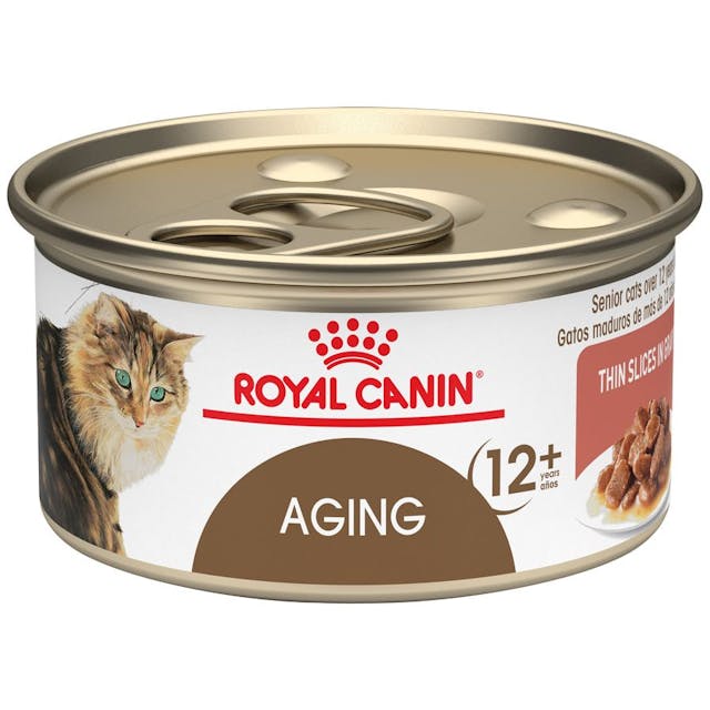 Royal Canin Aging 12+ Cat Thin Slices Gravy 3oz can