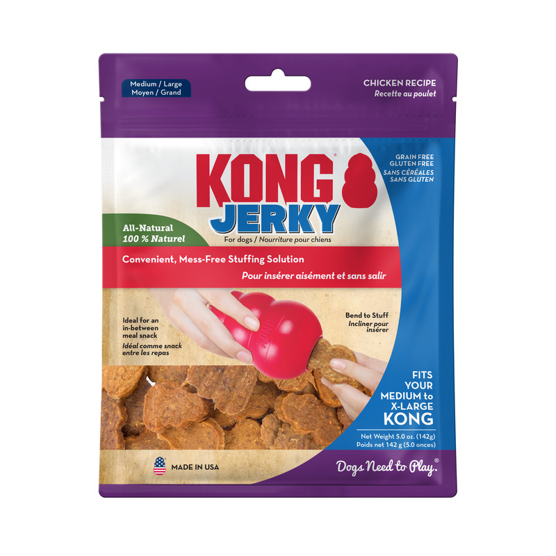 Kong Dog Treat Jerky Chicken Fits Medium To XL Kong