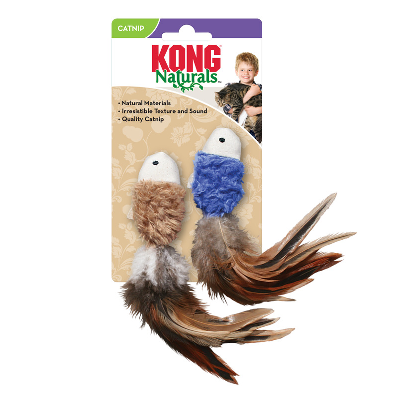 Kong Cat Toy Crinkle Fish