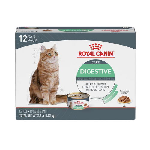 Royal Canin Cat Food Adult Digest Sensitive Thin Slices in Gravy 3oz 12 Pack