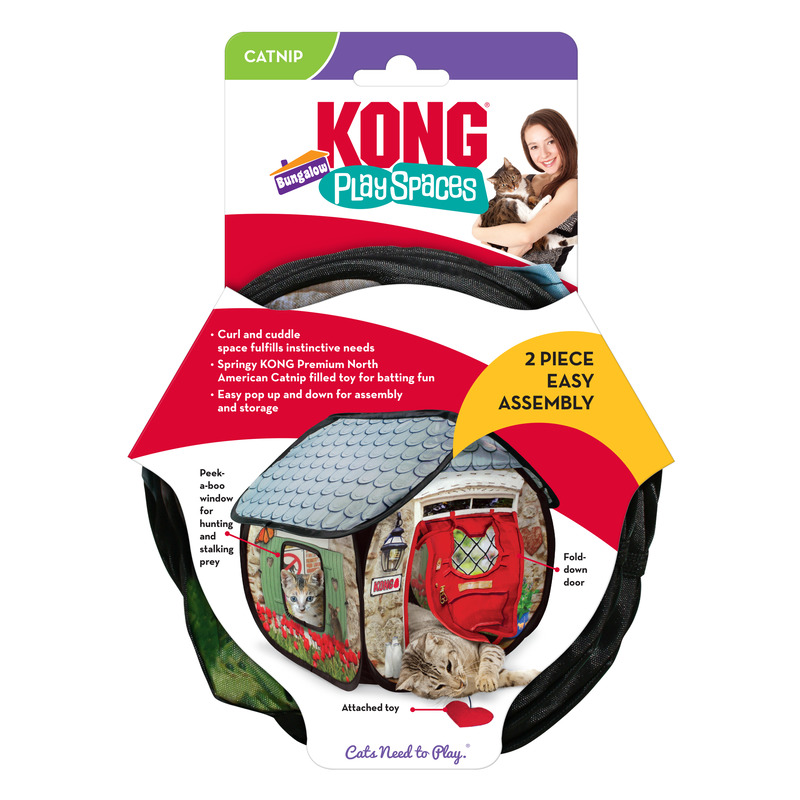 Kong Play Spaces Cat Toy Bungalow