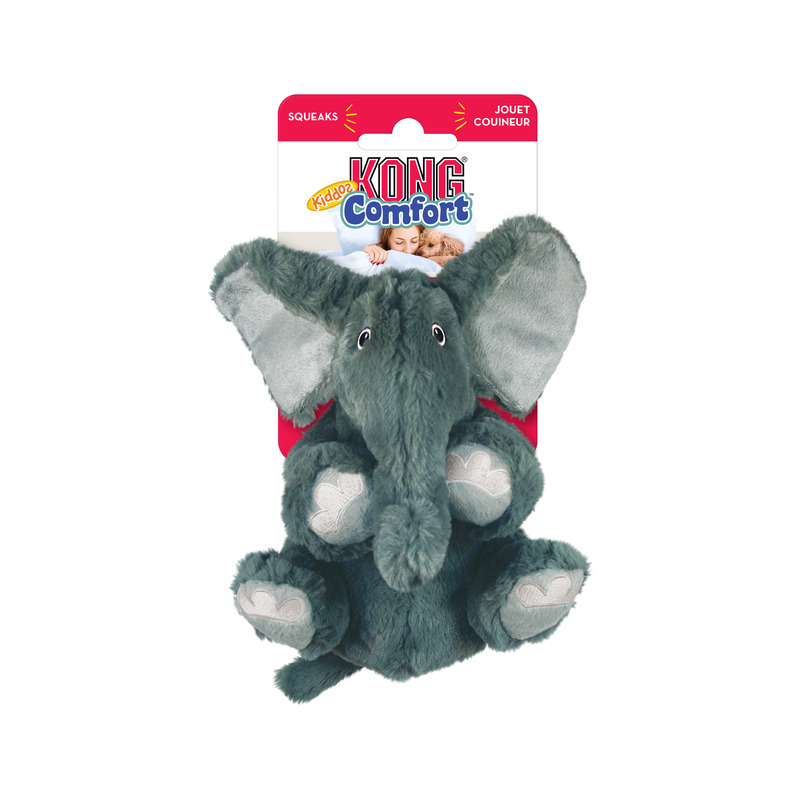 Kong Dog Toy Comfort Kiddos Elephant X-Small