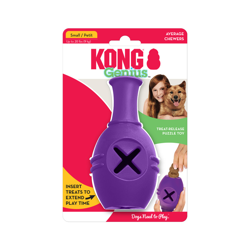 Kong Dog Toy Genius Leo Treat Dispenser Small