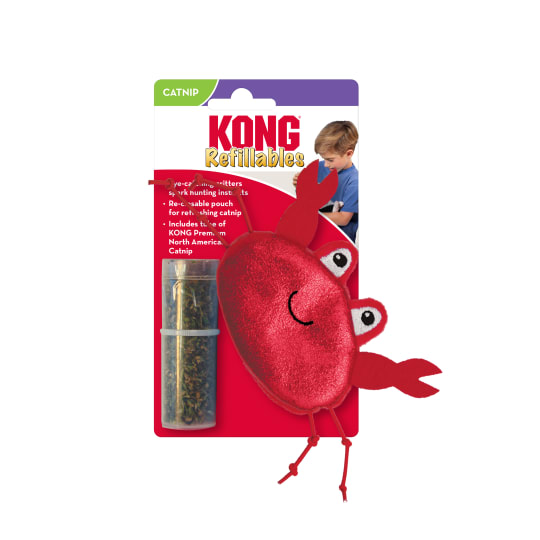 Kong Cat Toy Refillables Catnip Crab