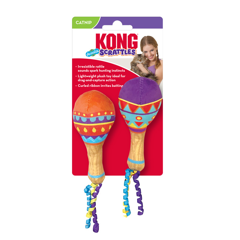 KONG SCRATTLES ACOUSTIX 2PK