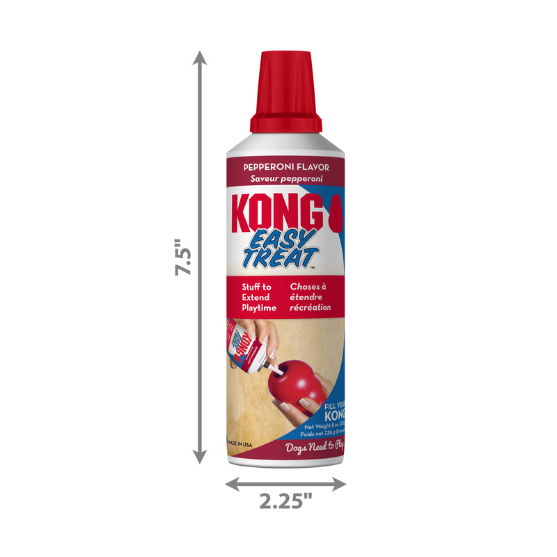 Kong Stuff N Pepperoni Paste Dog Treat 8oz