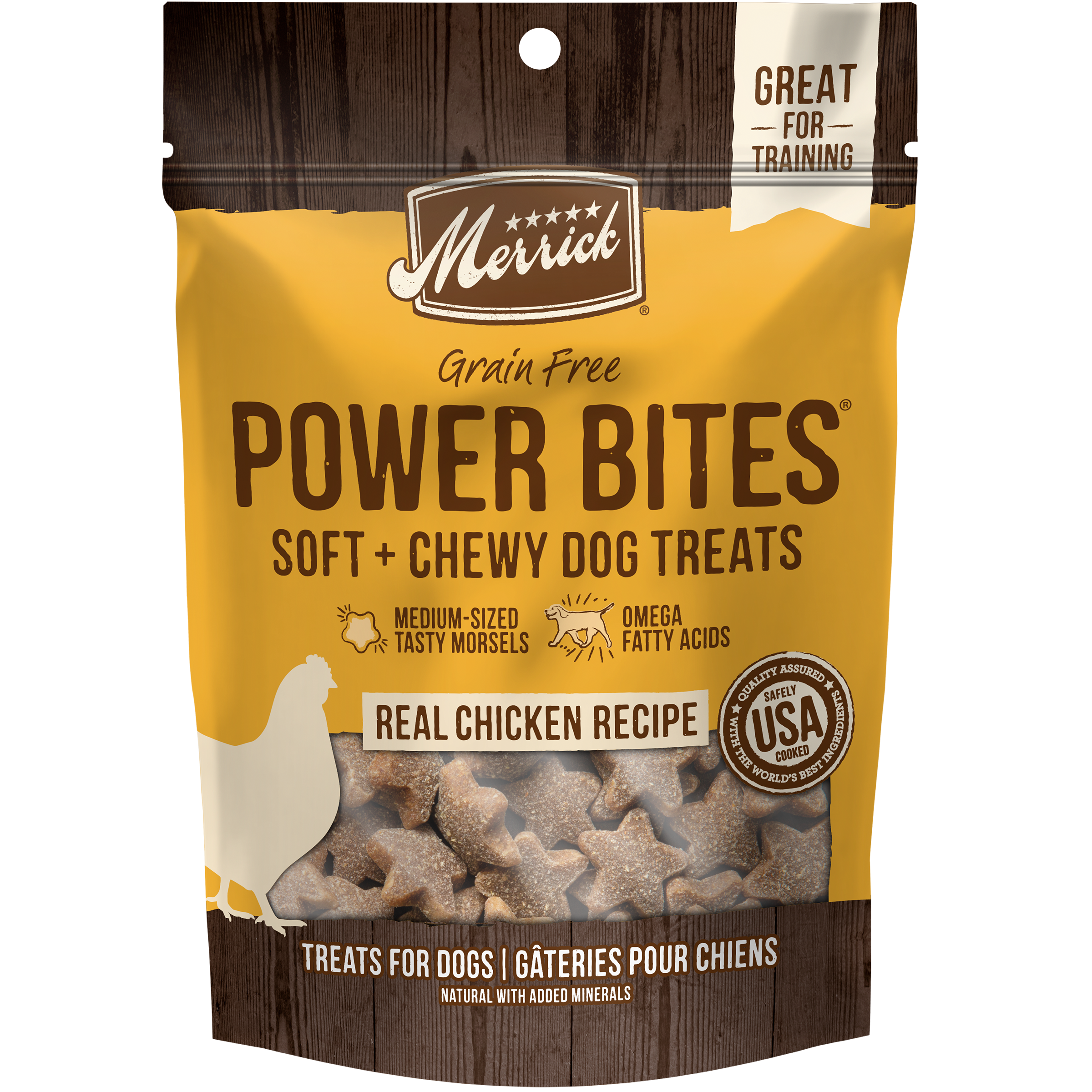 Merrick Power Bites Dog Treats Chicken 6oz