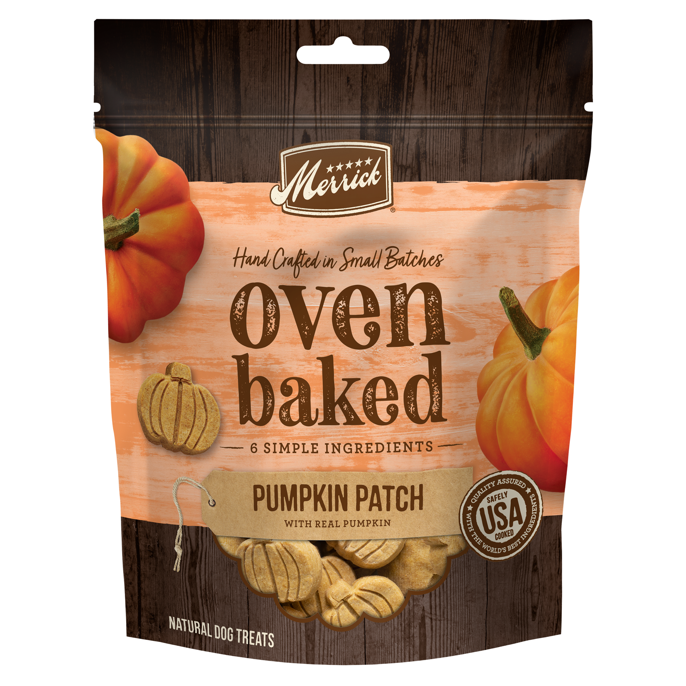 Merrick Oven Baked Dog Treats Pumpkin Patch 11oz