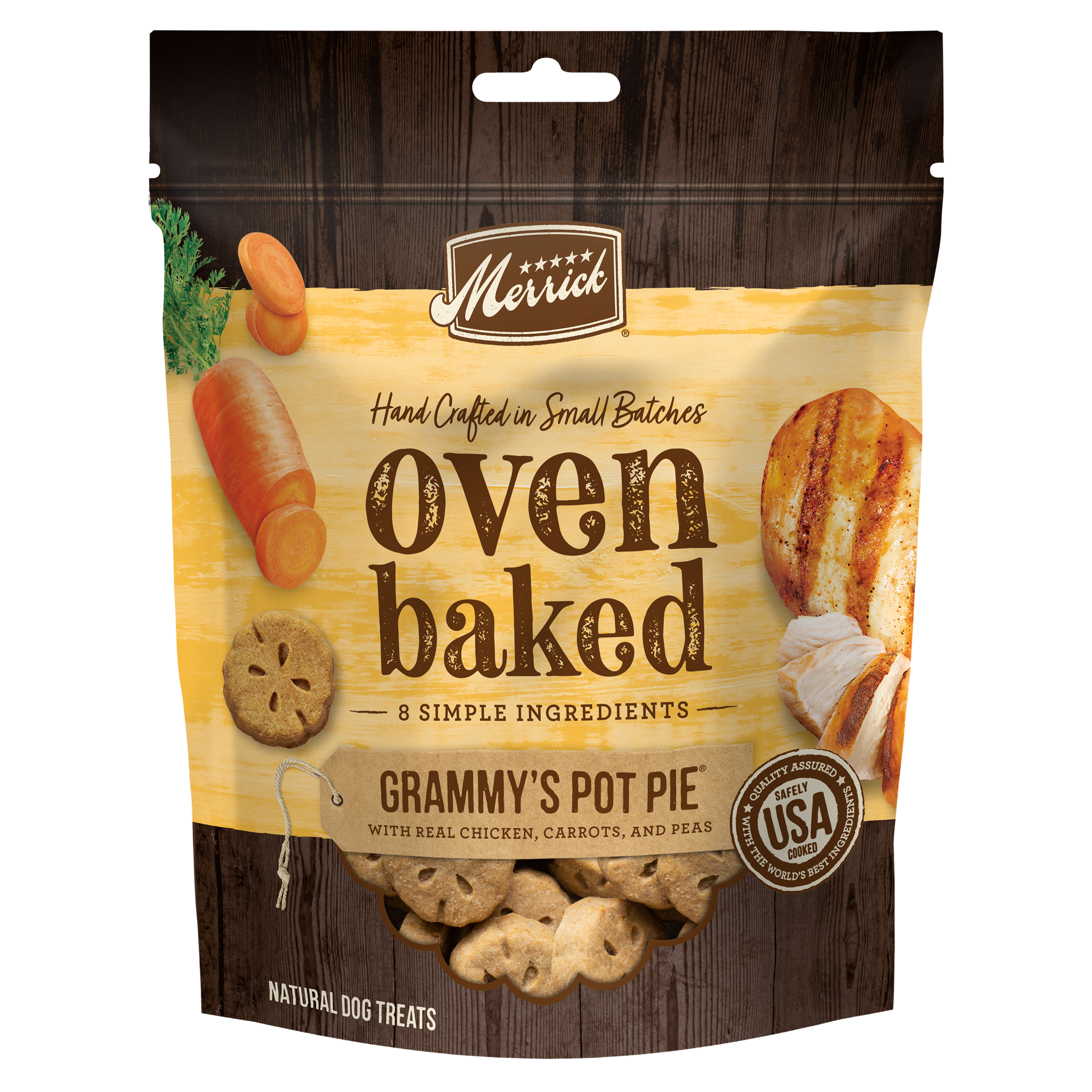 Merrick Oven Baked Dog Treats Grammy's Pot Pie 11oz