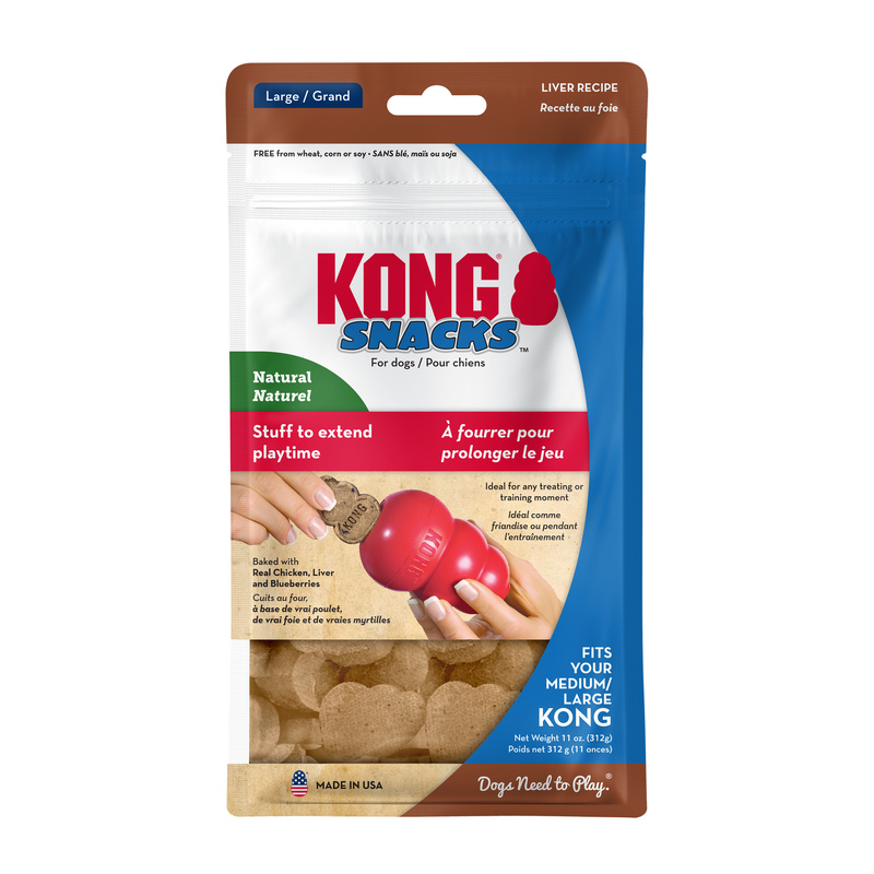 Kong Dog Treats Stuff n' Liver Snaps Medium/ Large 11oz