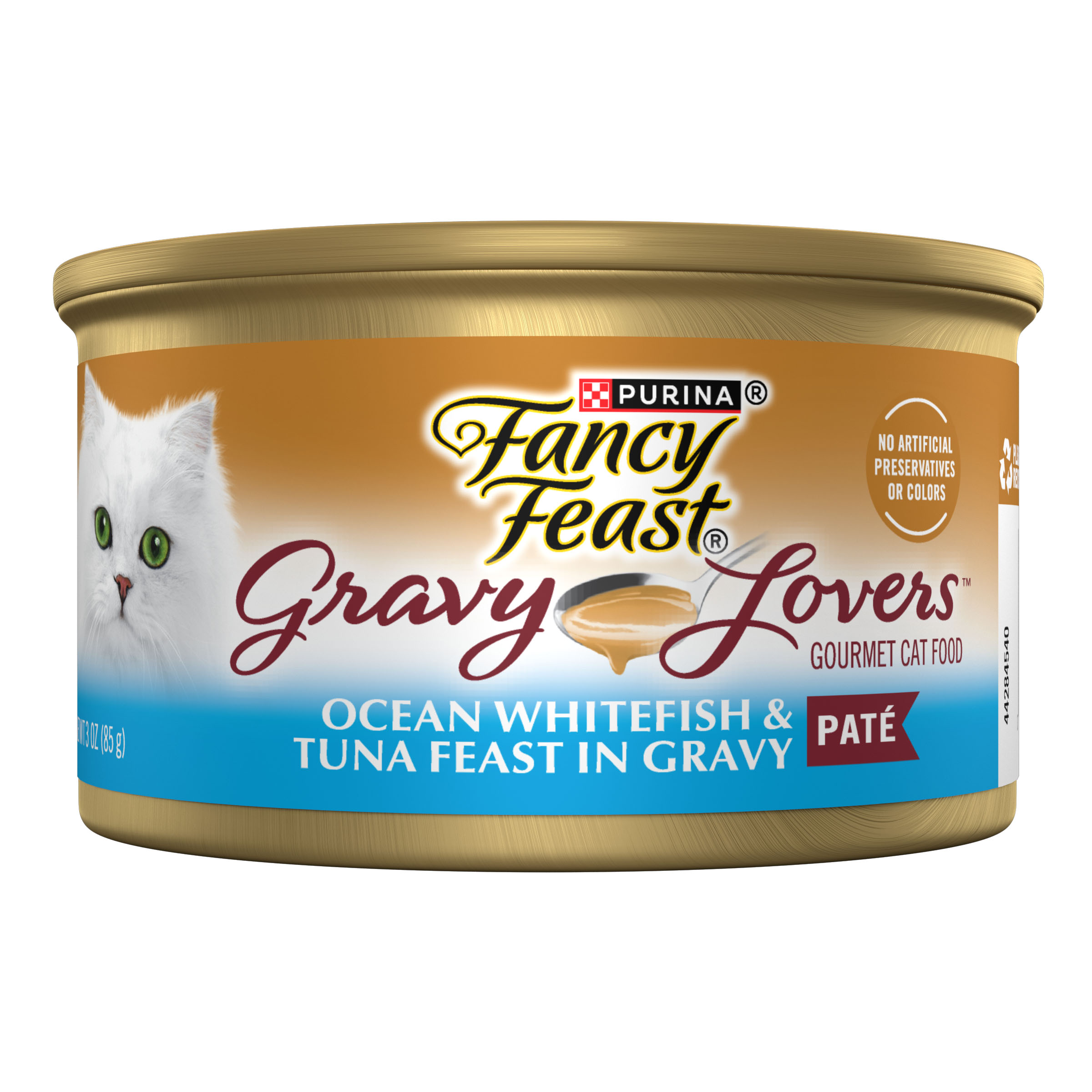 Purina Fancy Feast Gravy Lovers Cat Whitefish & Tuna Feast in Gravy 3oz can