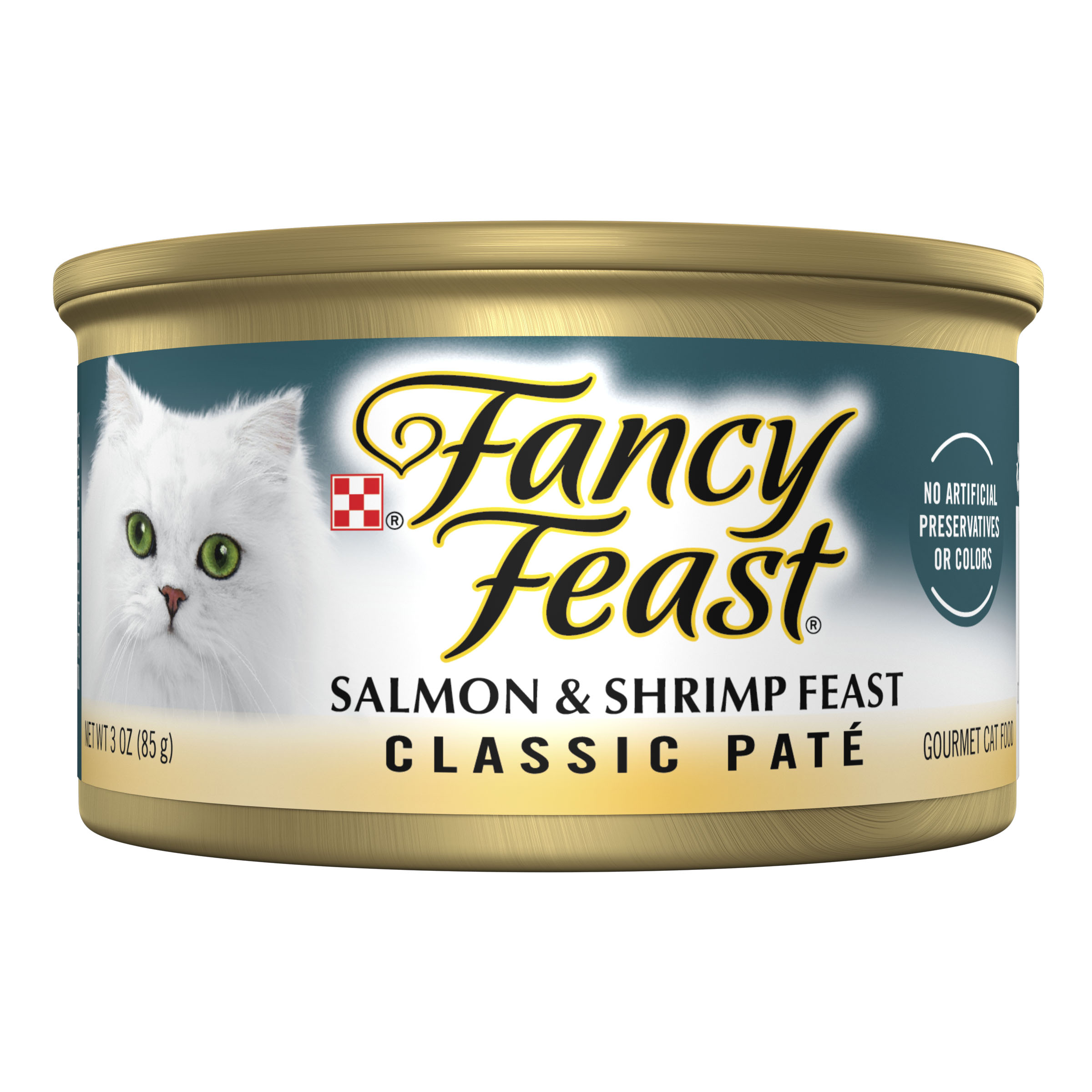 Purina Fancy Feast Classic Pate Cat Salmon & Shrimp 3oz can